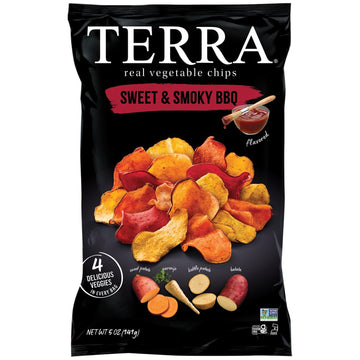 Terra Vegetable Chips, Sweet & Smoky Bbq, 5 Oz (Pack Of 6)