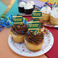 Fitchburg State University Stripes Cupcake Picks Toppers Decoration Set Of 6