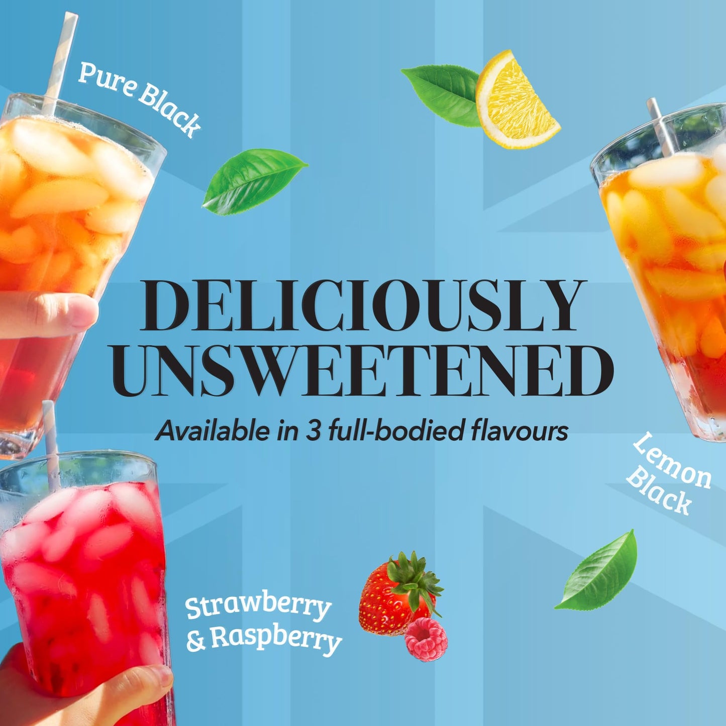 Twinings Herbal Iced Tea, Strawberry & Raspberry, 72 Oversized Tea Bags, Unsweetened, Naturally Caffeine-Free, 72 Count