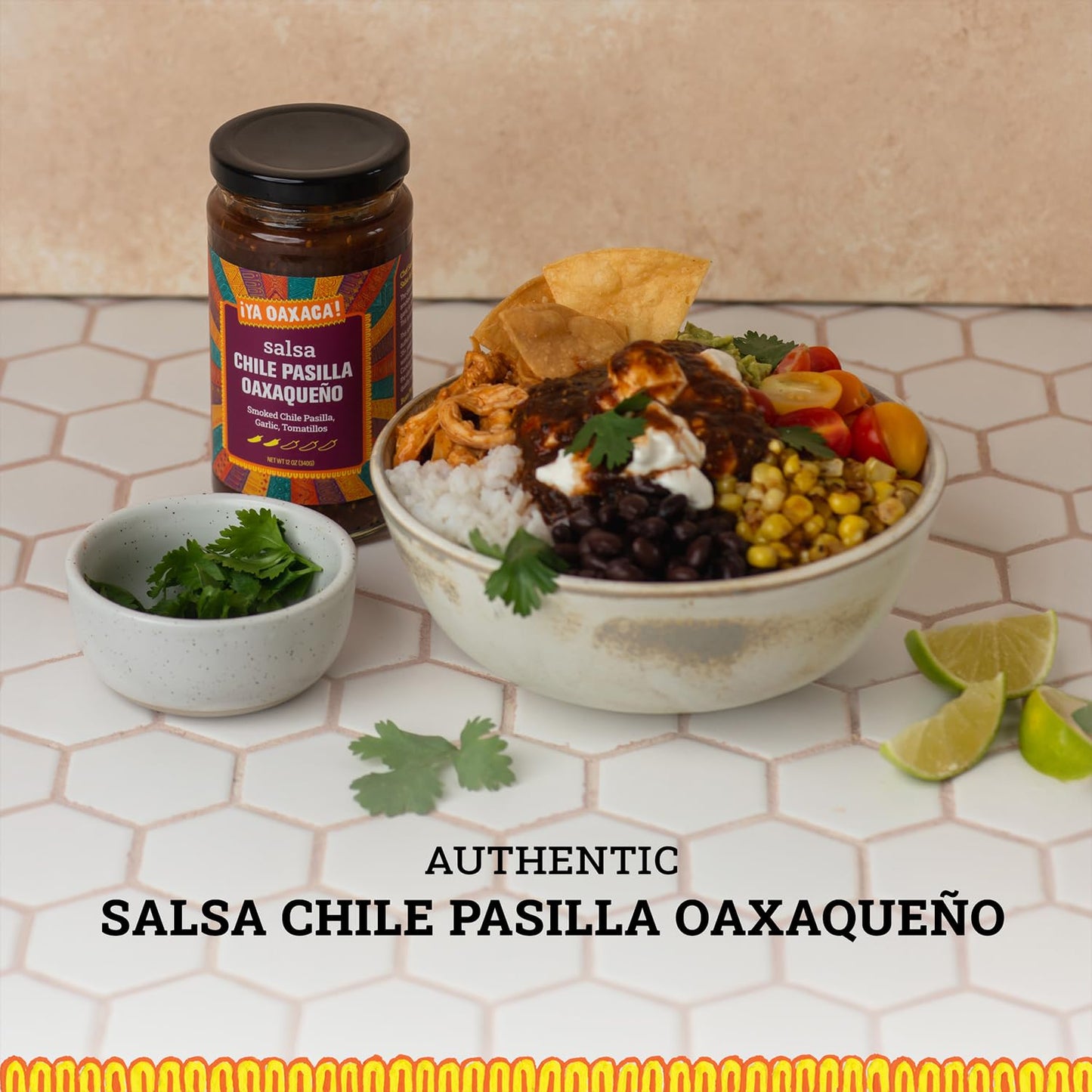 Ya Oaxaca Salsa Chile Pasilla Oaxaqueño, Gluten Free, Non-GMO, Vegan, 12 Ounces (Pack of 3)