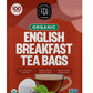 Fgo Organic English Breakfast Black Tea, Eco-Conscious Tea Bags, 100 Count, Packaging May Vary (Pack Of 1)