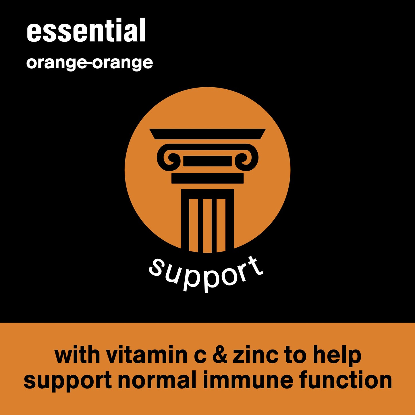 vitaminwater Essential Electrolyte Enhanced Water, Orange, 20 fl oz, Pack of 12 - Hydrating Drinks with Vitamins