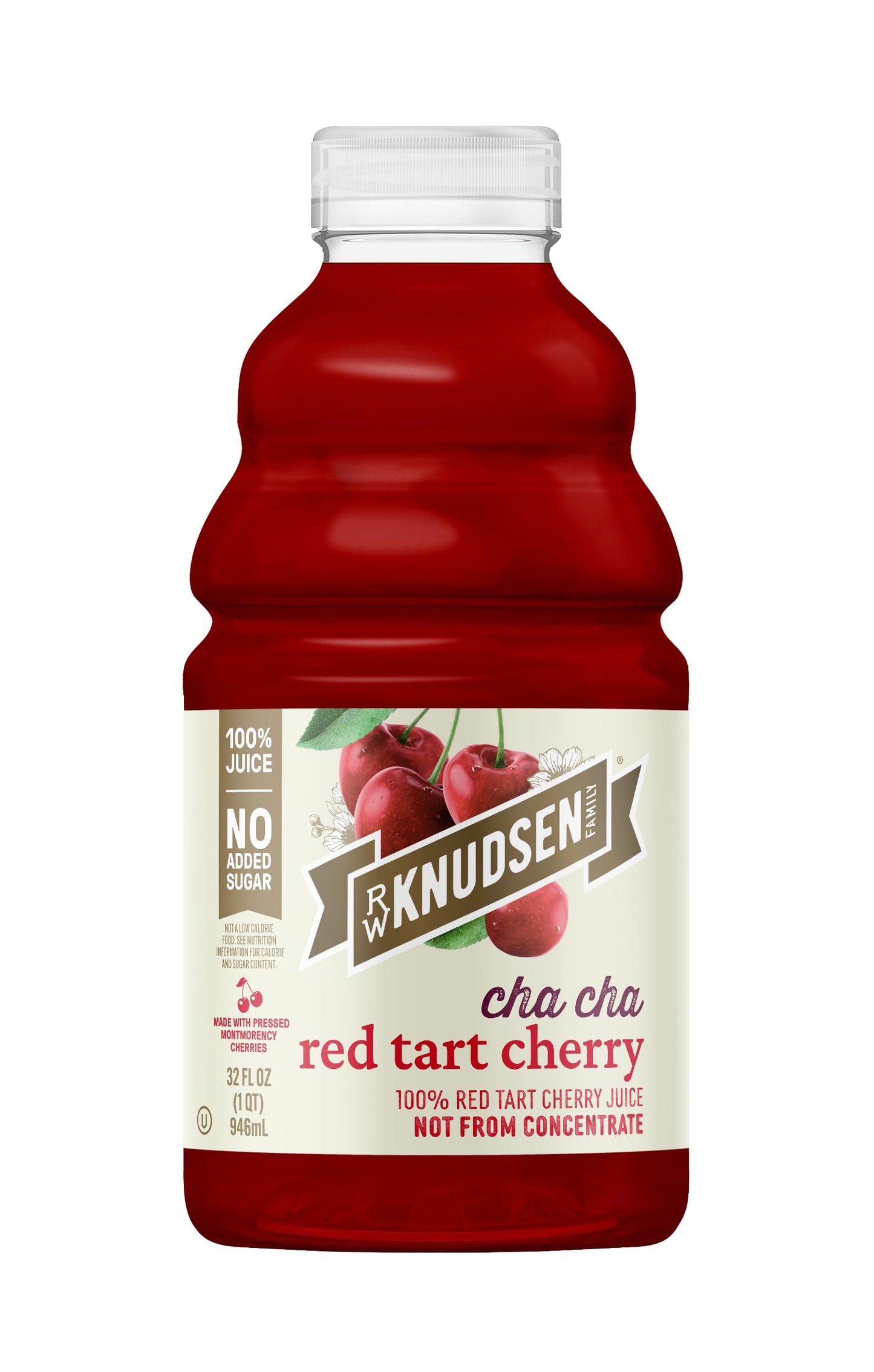 R.W. Knudsen Cha Cha Red Tart Cherry Juice, 32 fl oz (Pack of 1)