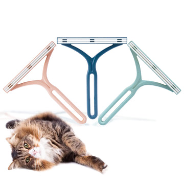 Mollypaws Pet Hair Remover For Couch, Carpet Scraper Fur Removal Tool For Furniture, Lint Cleaner Dog Hair, Reusable Cat Hair Re