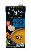Imagine Organic Vegetarian No-Chicken Broth, 32 fl oz (Pack of 6)
