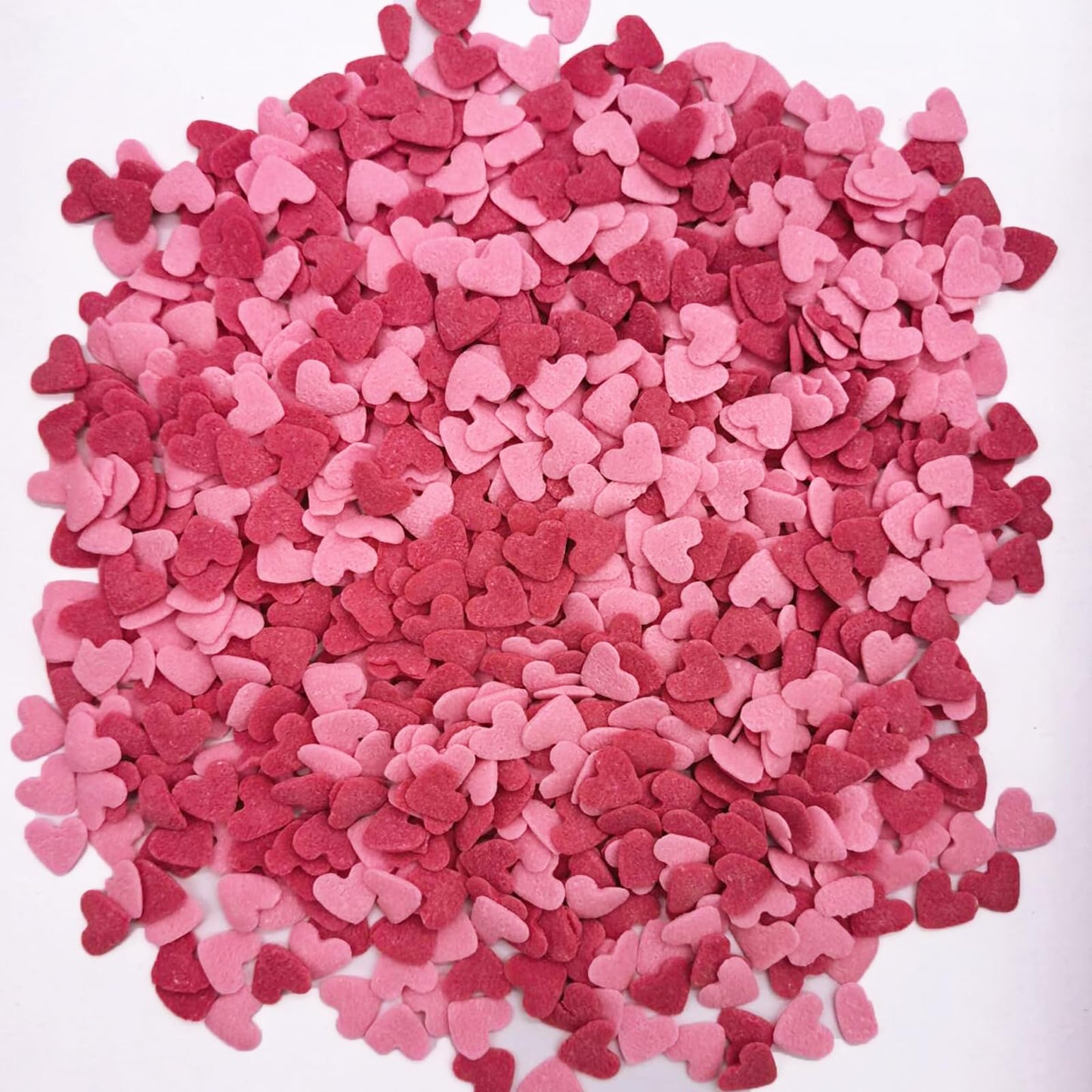 Red Pink Hearts Sprinkles Cupcake Cake Decoration Cake Cookie Icecream Donut 3.4Oz