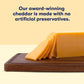 Tillamook Kosher Medium Cheddar Cheese Block, 8 Ounce