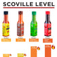 Mexico Lindo Hot Sauce Variety Pack | Includes One Red Habanero, One Green Habanero & One 7 Mares Hot Sauces | 5 Fl Oz Bottles (