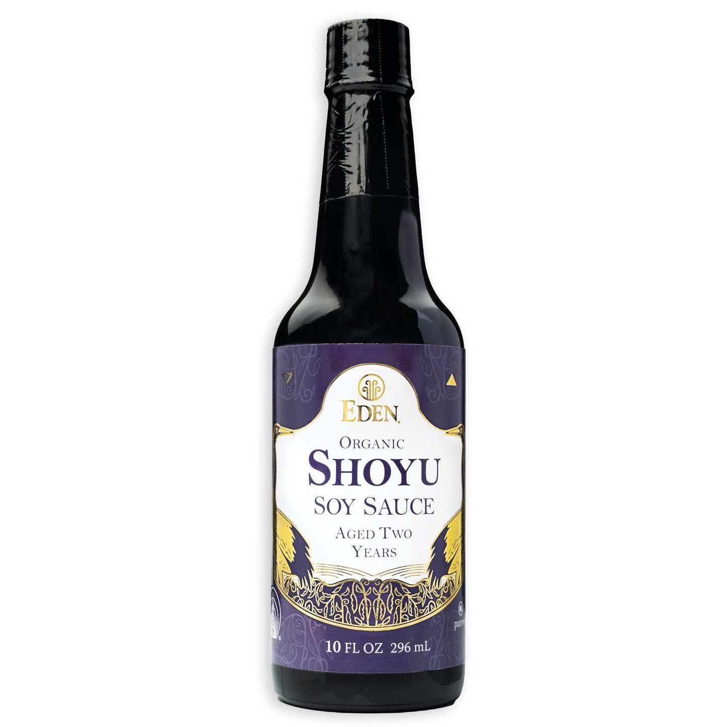 Eden Organic Shoyu Soy Sauce (*NEW*), Artisan Brewed in Japan, Aged 2 Years in Hundred-Year-Old Cypress Wood Barrels, 10 fl oz (