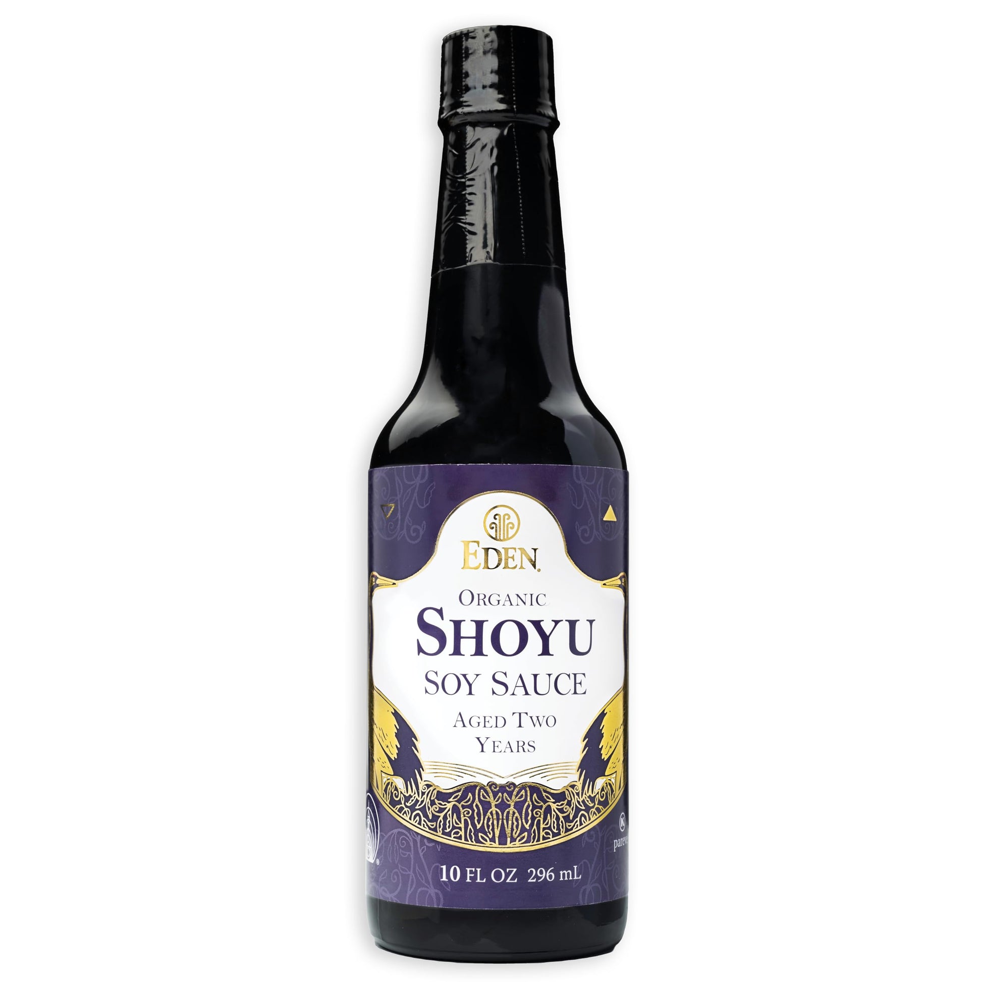 Eden Organic Shoyu Soy Sauce (*NEW*), Artisan Brewed in Japan, Aged 2 Years in Hundred-Year-Old Cypress Wood Barrels, 10 fl oz (