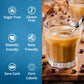 Syruvia Sugar Free Brown Sugar Cinnamon Syrup With Syrup Pump Dispenser For Coffee 25.4 Ounces Coffee Flavoring Syrup