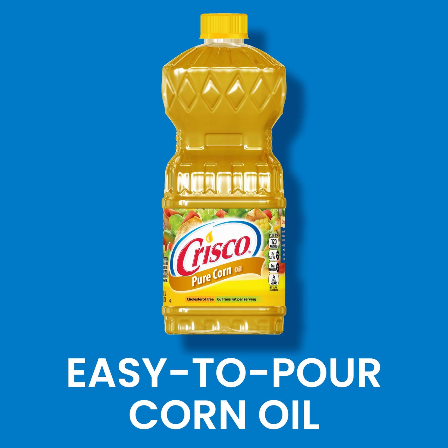 Crisco Pure Corn Oil, 40 Fl Oz, 27.6 x 10.1 x 6.8 cm, Model 1170836