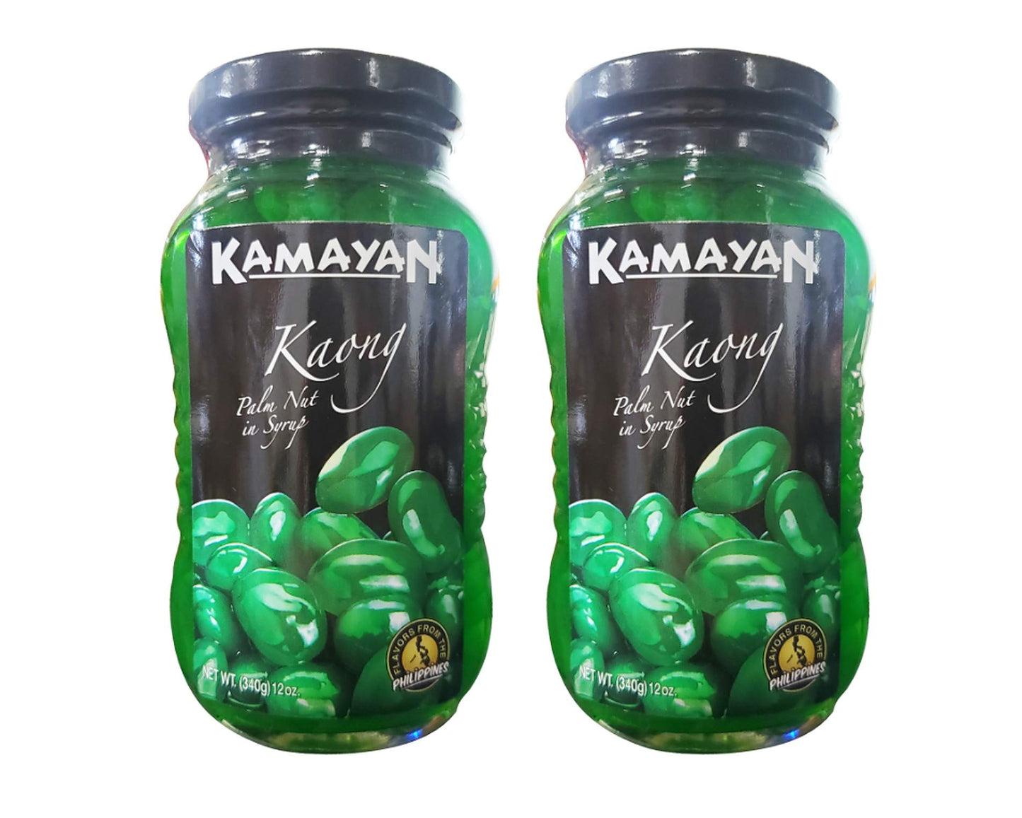 Kamayan Kaong Green Palm Nut in Syrup (2 Pack, Total of 24oz)