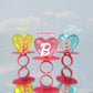 Imaginings 3 Barbie Party Favors, Individually Wrapped Lollipop Rings, Fruit Flavored Basket Filler Candy Suckers, Box Of 18