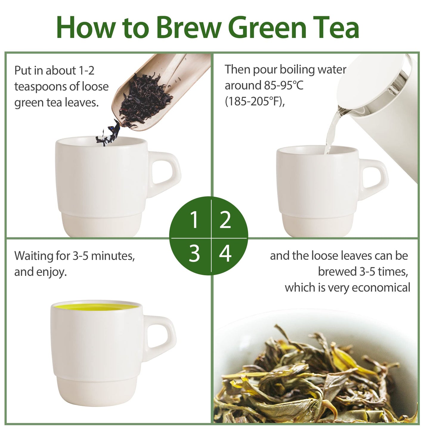 Xin Qing Organic Green Tea Taiwan High Mountain Green Tea Taiwan Green Tea Loose Green Tea Loose Leaf Green Tea | Naturally Swee