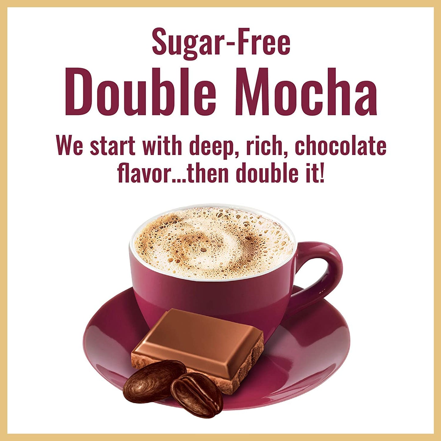 Hills Bros. Instant Cappuccino Mix, Sugar Free French Vanilla & Double Mocha Variety Pack (12 Oz, Pack Of 3) – Convenient & Versatile, Instant Hot Or Iced Coffee, Frothy & Rich Flavor - Just Add Water