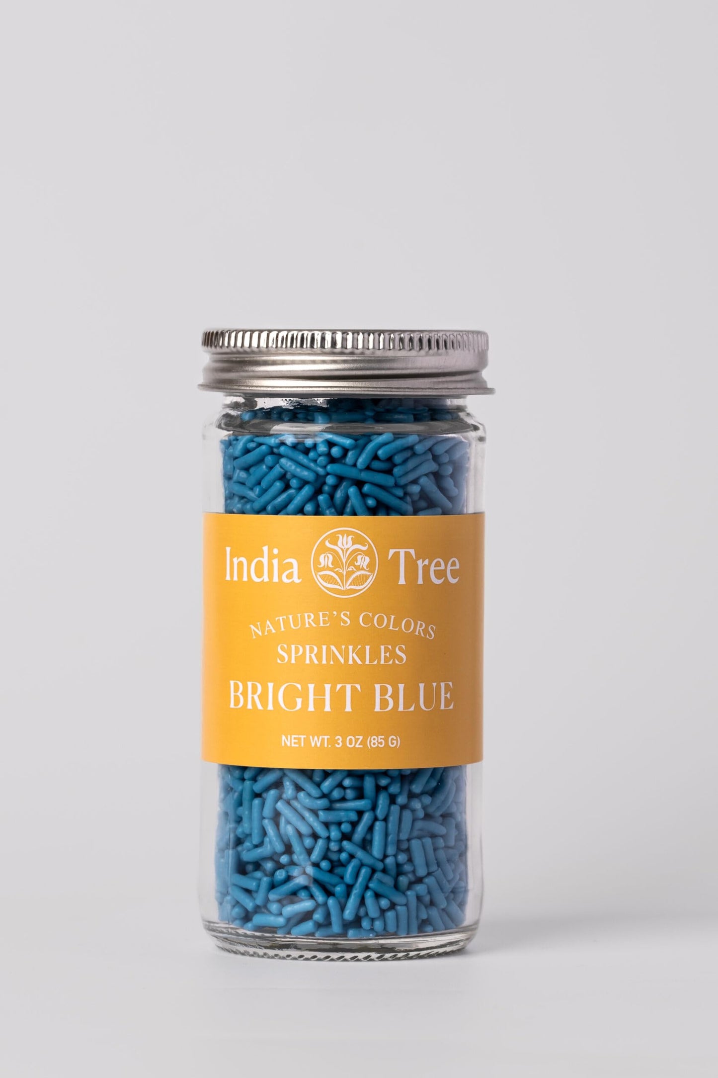 India Tree Nature'S Colors Bright Blue Sprinkles 3 Oz | Natural, Vegan, Non-Gmo, Top 9 Allergen-Free