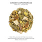 Tea Forte Ginger Lemongrass enhanced Loose Leaf Caffeine-Free Herbal Tea Blend Canister  Makes 35-50 Cups