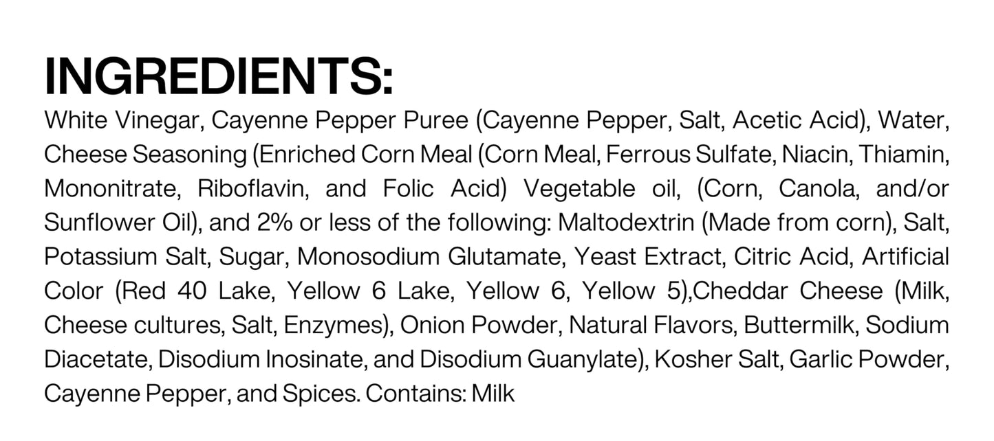 Buc-Ees Hot Cheddar Hot Sauce - Bold & Creamy Cheddar With Spicy Cayenne Kick, Gluten Free, 5 Oz Bottle