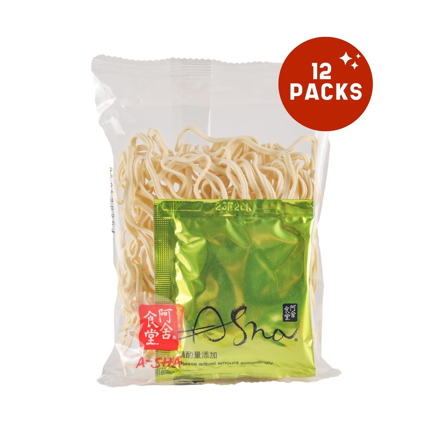 A-SHA Gourmet Instant Ramen Noodles with Danzai Sauce, 12 Packs, 3.5 Ounce