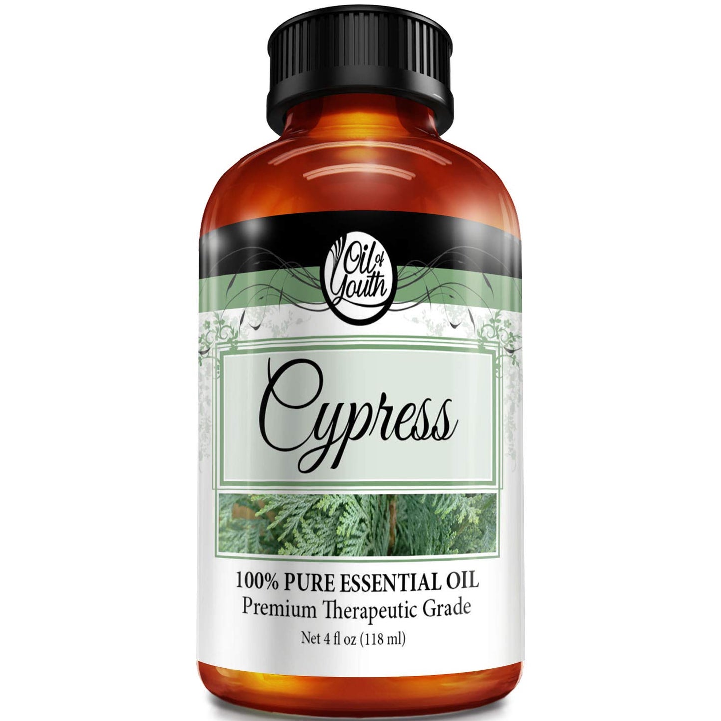 Oil Of Youth Essential Oils 4Oz - Cypress Essential Oil - 4 Fluid Ounces