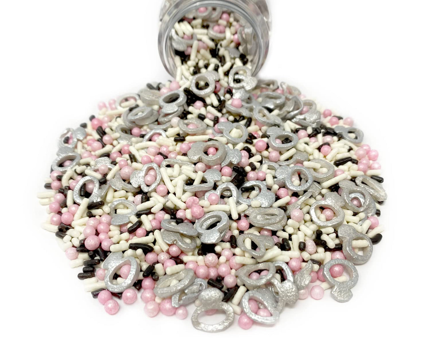 Mystic Sprinkles Wedding/Bridal Sprinkles Mixes (Pop The Question Sprinkle Mix 3.4Oz)