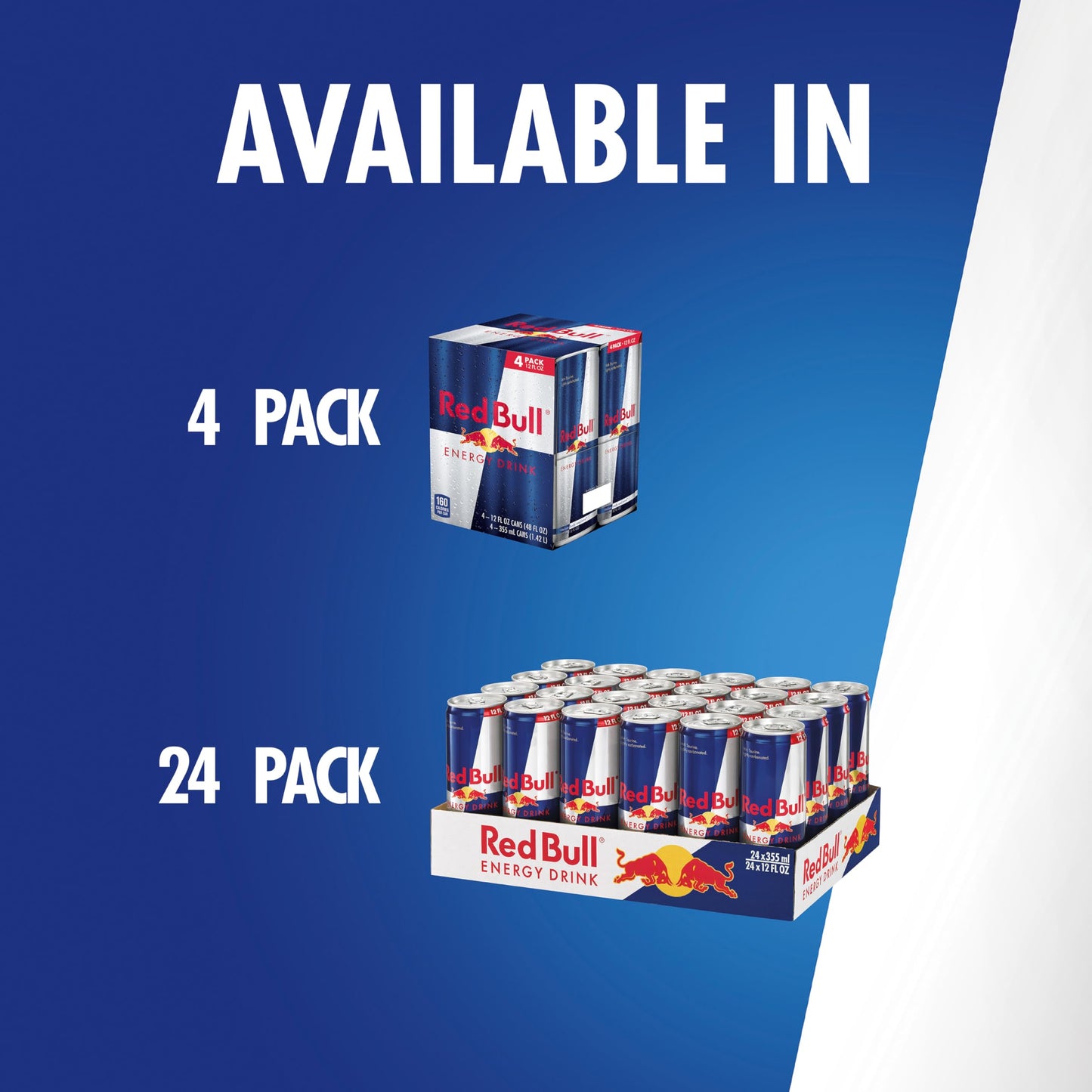 Red Bull Energy Drink, 12 Fl Oz Cans, (Pack of 4)