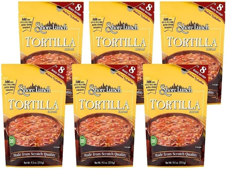 Shore Lunch Tortilla Soup Mix, 9 Ounce (Pack Of 6)