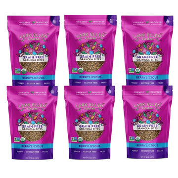 Lark Ellen Farm Berrylicious Granola Clusters: Raw, Organic, Vegan. Low Carb, Paleo. Gluten-Free Bites. Healthy Breakfast/Snack.