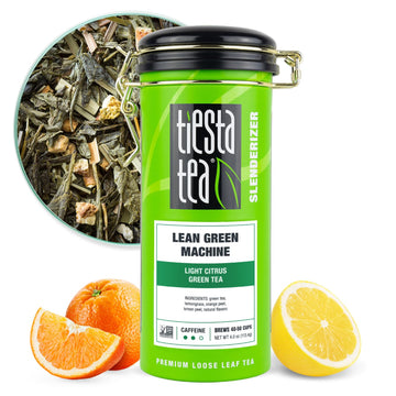 Tiesta Tea - Lean Green Machine, Light Citrus Green Tea, Premuim Loose Leaf Tea Blend, Medium Caffeinated Green Tea, 50 Cups - 4