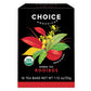 Choice Organics - Organic Rooibos Tea (1 Pack) - Fair Trade - Compostable - Caffeine Free - 16 Organic Herbal Tea Bags