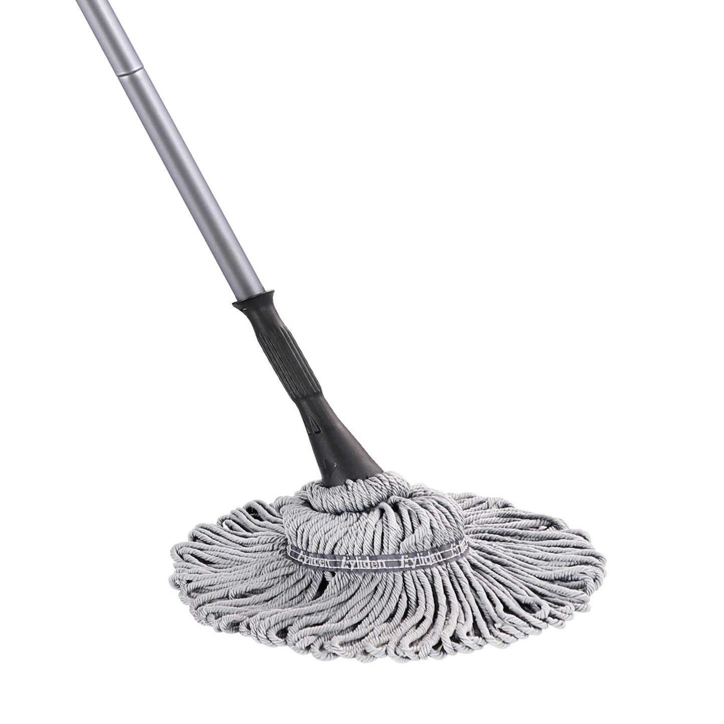 Eyliden Mop With 2 Reusable Heads, Easy Wringing Twist Mop, With 57.5 Inch Long Handle, Wet Mops For Floor Cleaning, Commercial 