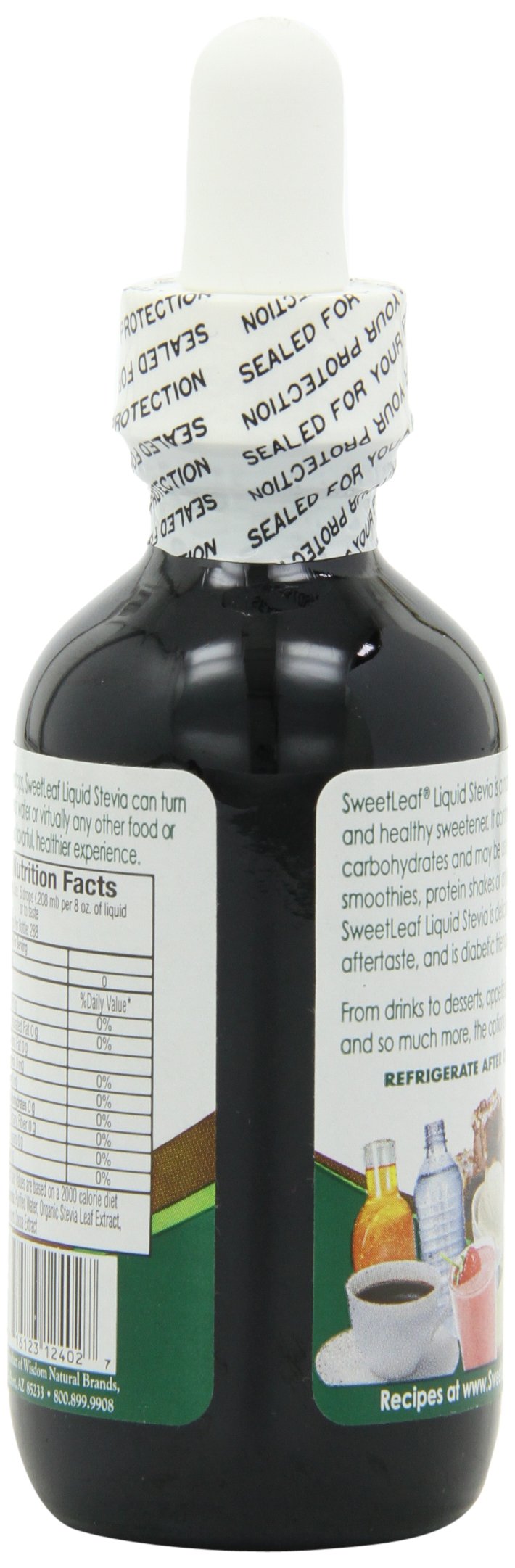 Sweet Leaf Chocolate Flavor Stevia Liquid, 2 Ounce - 3 per case.