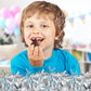 Bulk Milk Chocolate Kisses 1 Pound Approx. 100 Pieces - Individually Wrapped Silver Foil Milk Chocolate Candy For Party Favors, Candy Buffets & Gifts