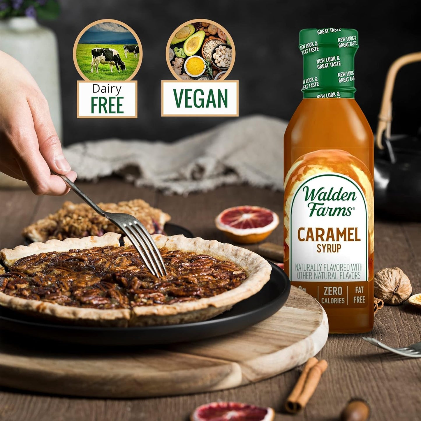 Walden Farms Caramel Syrup, 12 Oz Bottle