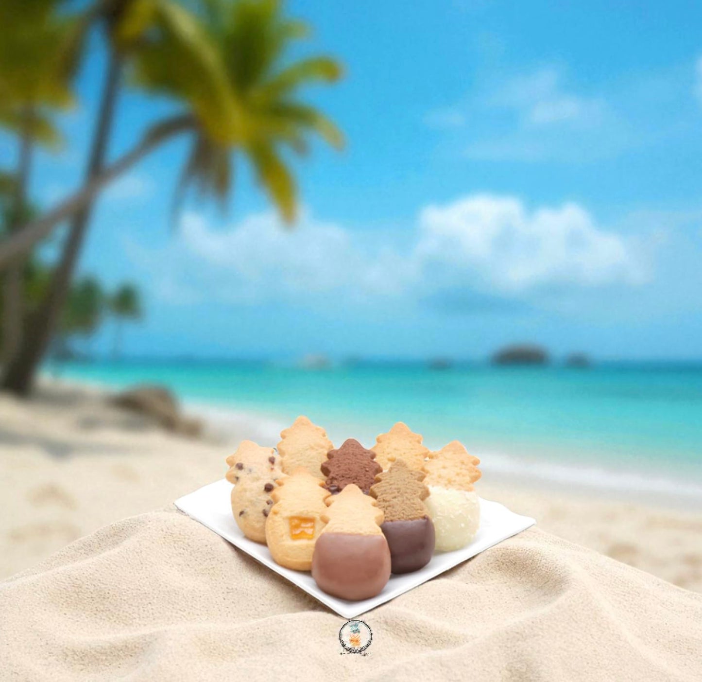 Honolulu Style Hawaiian Shortbread Cookie Gift Box – 27 Assorted Tropical Flavors – Chocolate, Macadamia Nut & Island-Inspired Cookies – Gourmet Gift Set
