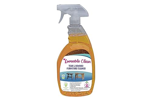 Ecodecors Teak Cleaner Protective Teak Wood Restorer Eco Household Wood Furniture Cleaner Spray Bottle For Teak & Bamboo Furnitu