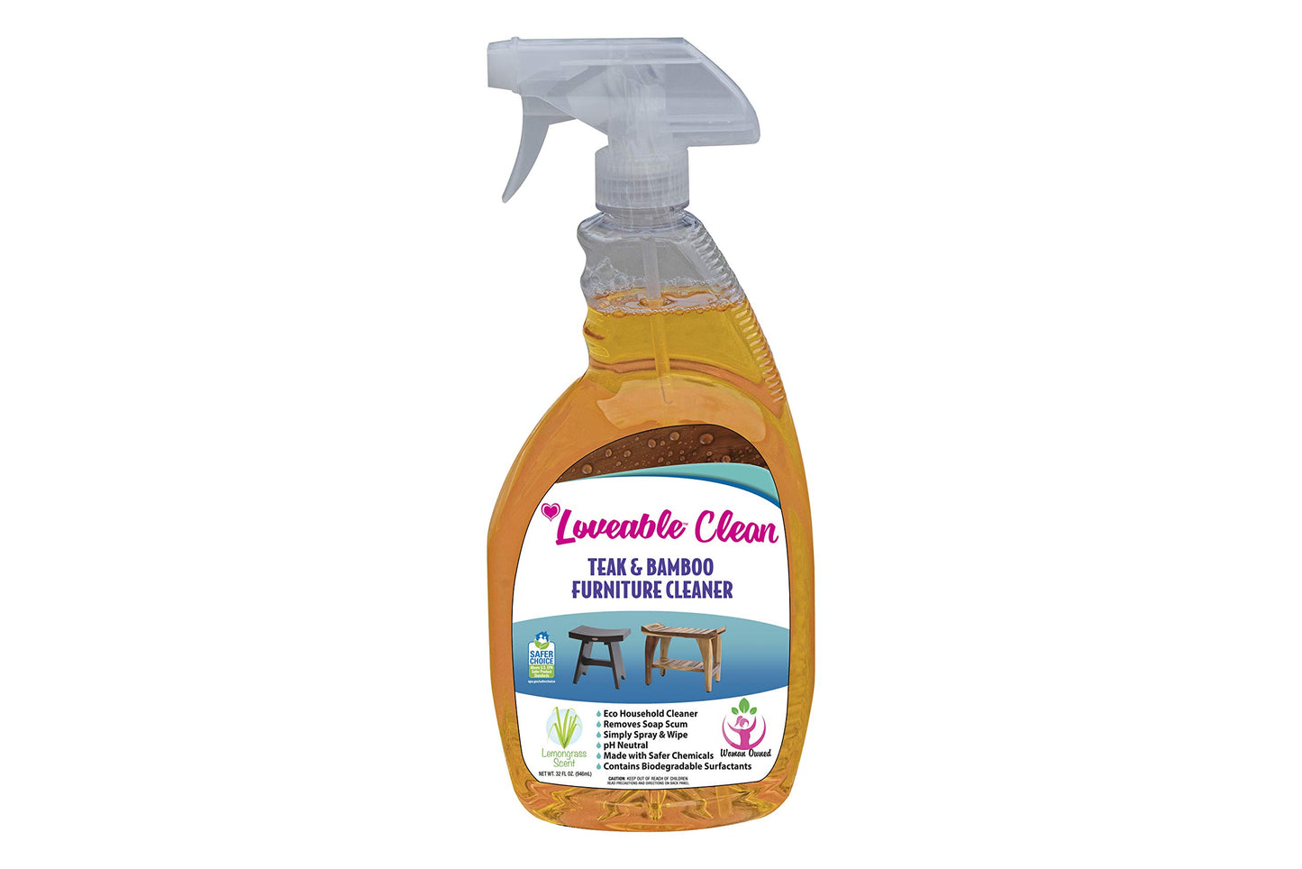 Ecodecors Teak Cleaner Protective Teak Wood Restorer Eco Household Wood Furniture Cleaner Spray Bottle For Teak & Bamboo Furnitu