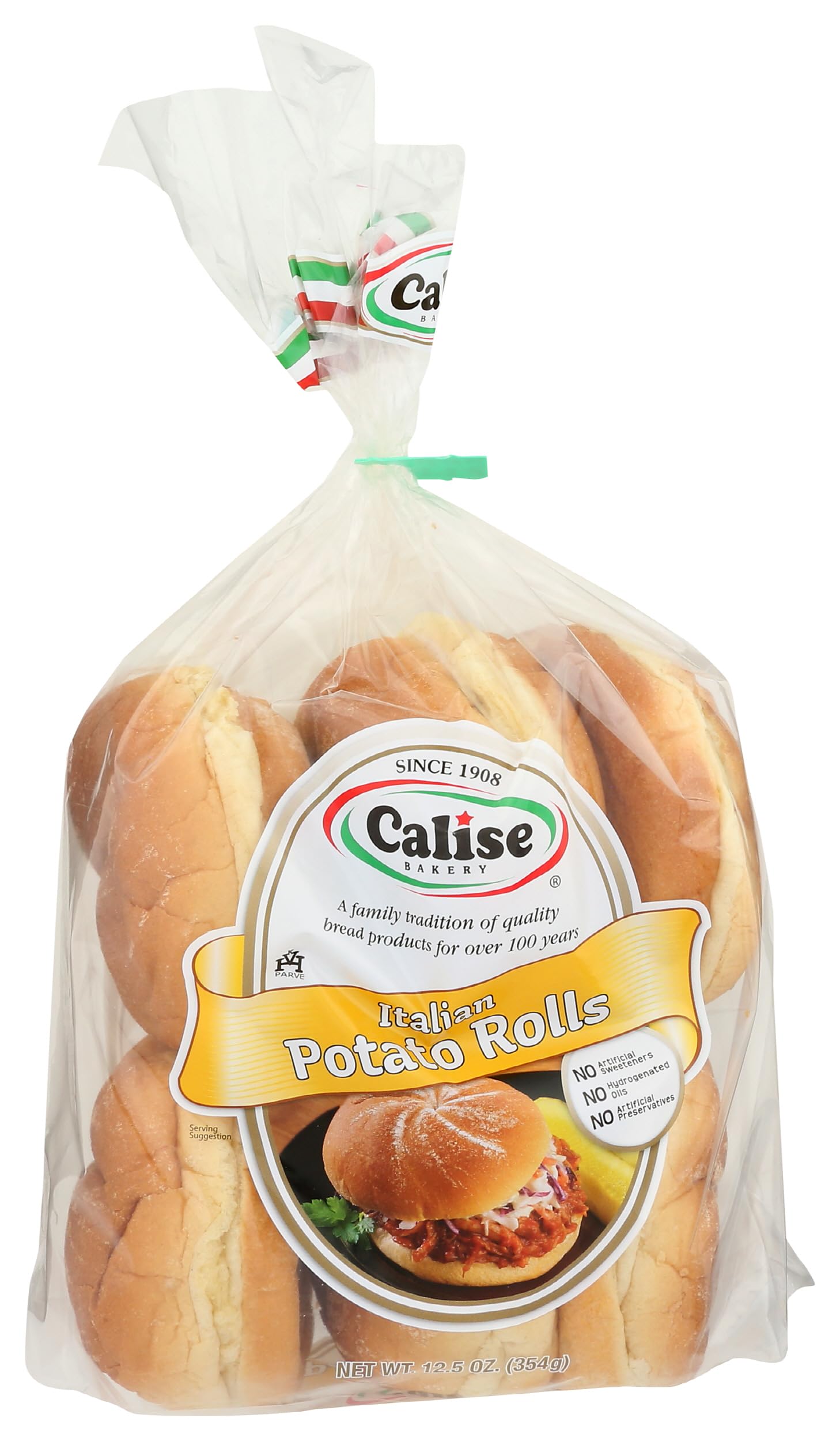 Calise Bakery Italian Potato Rolls, 12.5 Oz