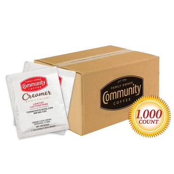 Community Coffee Creamer Bulk Pack Packets, 1000 Count