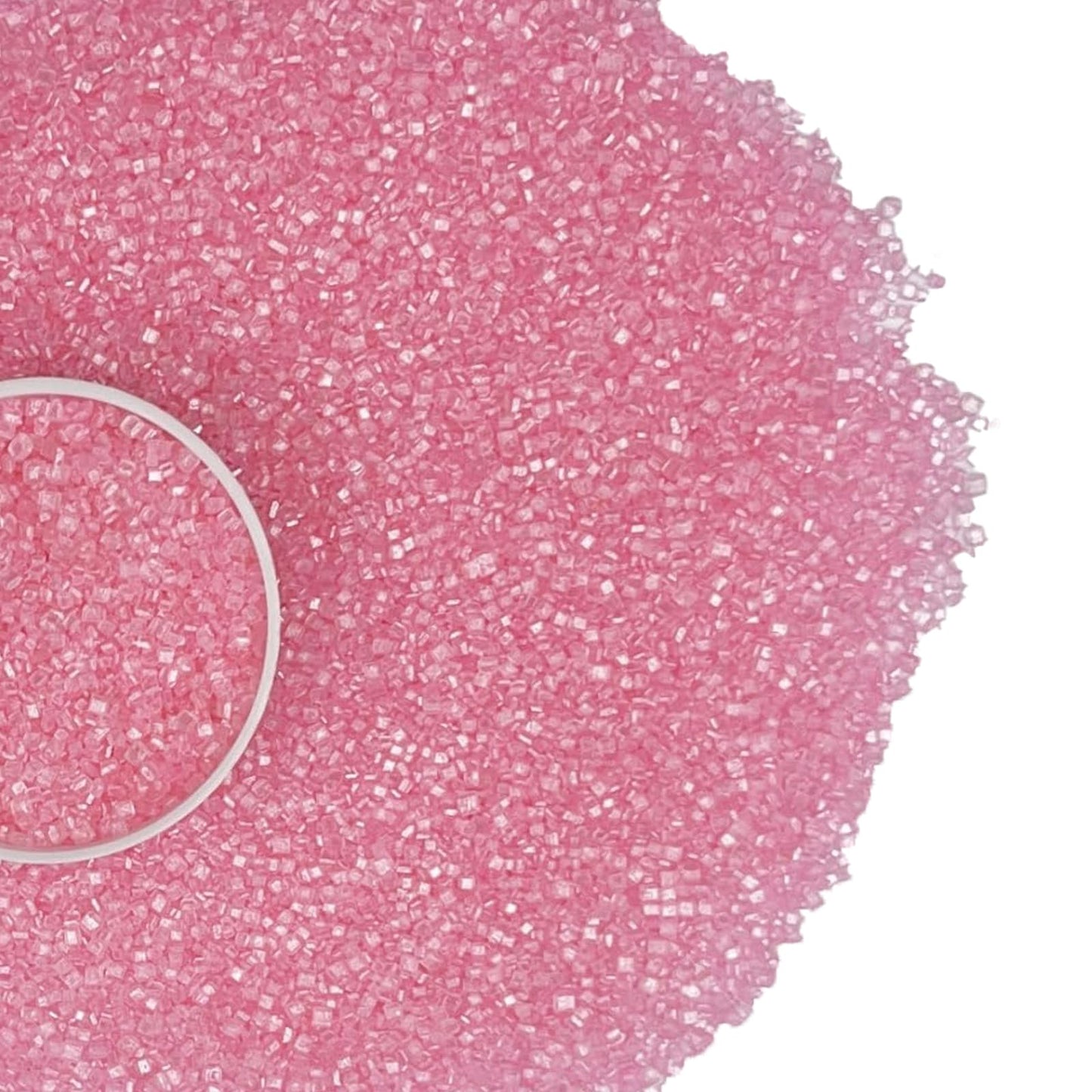 Sentovac Light Pink Sanding Sugar For Baking Edible Sparkling Sugar Sprinkles Coarse Sugar Crystals For Baking Topping Cake Cook