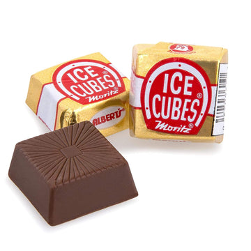 Needzo Milk Foil Chocolate Squares Ice Cube Shaped Chocolates Bundle, Individually Wrapped Holiday Cocoa Treats, Pack Of 4, 5 Cu