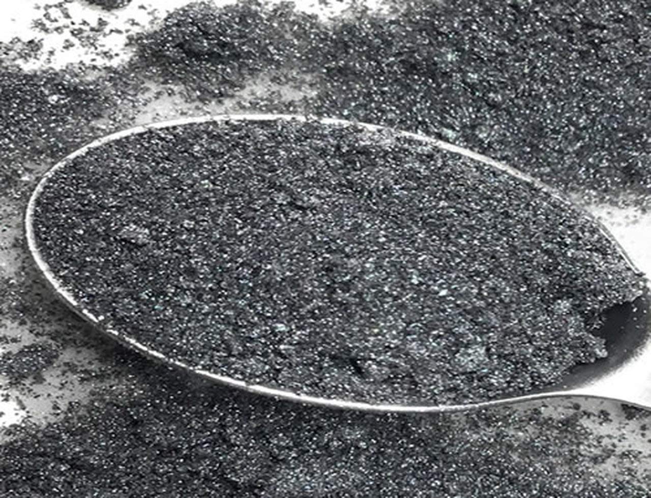 Luster Dust - Moonstone Black (4G 1X Jar) | Edible Vegan Dust & Paint For Cake Decorating, Ice Cream, Desserts, Cocktails And Be