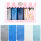 Confect Blue Sprinkles Mix – 5 Oz, Multicolor with Navy Dragees, Silver, Baby Blue Jimmies & White Sparkling Sugar, Vegan & Gluten-Free