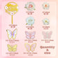 Drwate 35Pcs Butterfly Cake Topper Butterfly Cake Decorations With Artificial Flowers For Women Girls Birthday Anniversary Party