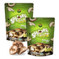 Terraland Shiitake Chips - Wasabi, Crispy & Crunch Mushroom Snack, Non GMO, Idea As a Standalone Snack, Topping for Salads and S