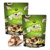 Terraland Shiitake Chips - Wasabi, Crispy & Crunch Mushroom Snack, Non GMO, Idea As a Standalone Snack, Topping for Salads and S