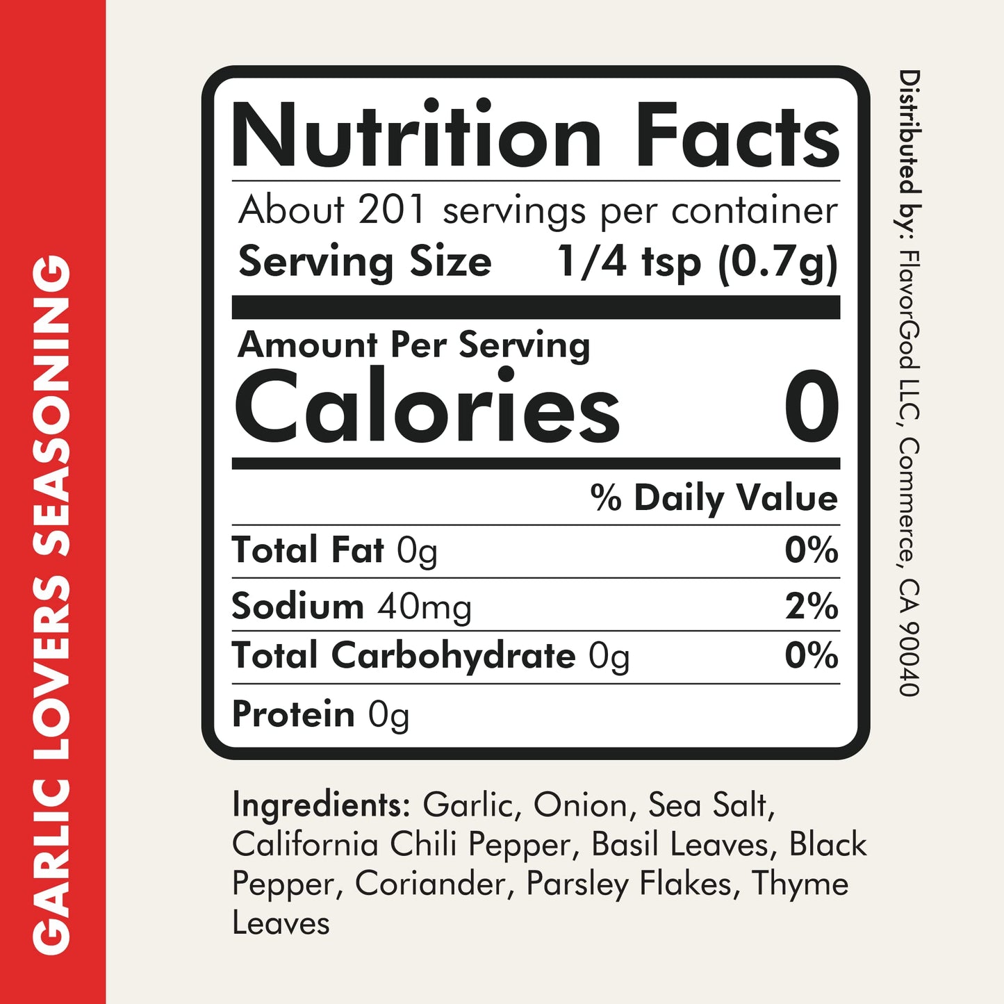 Flavor God 2 Bottles Garlic Lovers Seasoning Mix Natural Healthy Spice Blend For Grilling Chicken, Beef, Seafood, Vegetables, Sa
