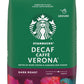 Starbucks Decaf Ground Coffee, Caffè Verona, Dark Roast Decaffeinated Ground 100% Arabica Coffee, Notes Of Dark Cocoa & Caramelized Sugar, 12-Ounce Bag (Pack Of 2)