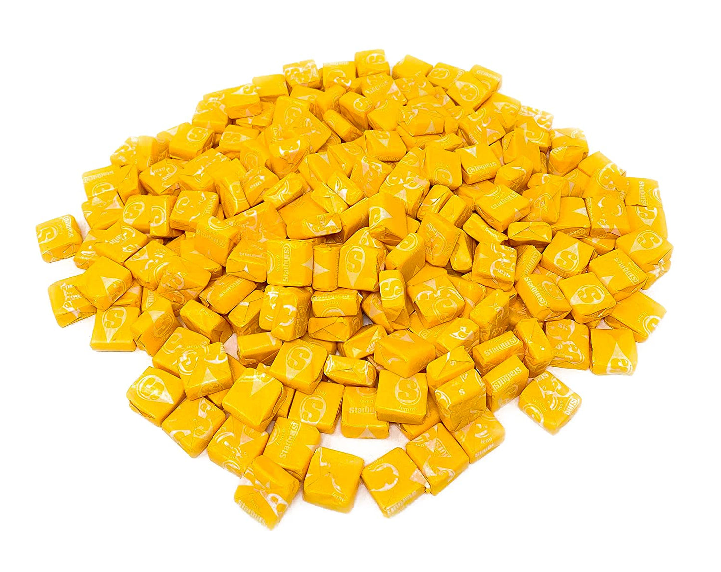 Holiday Special Starburst Yellow Lemon Chewy Candy - 1.5 Lbs - All Yellow Lemon Starburst Fruit Chews - Single Flavor Soft Candy